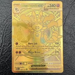 Mega Lucario Ex GOLD 188/132 