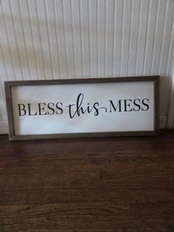 Wall sign 36"x14" good condition