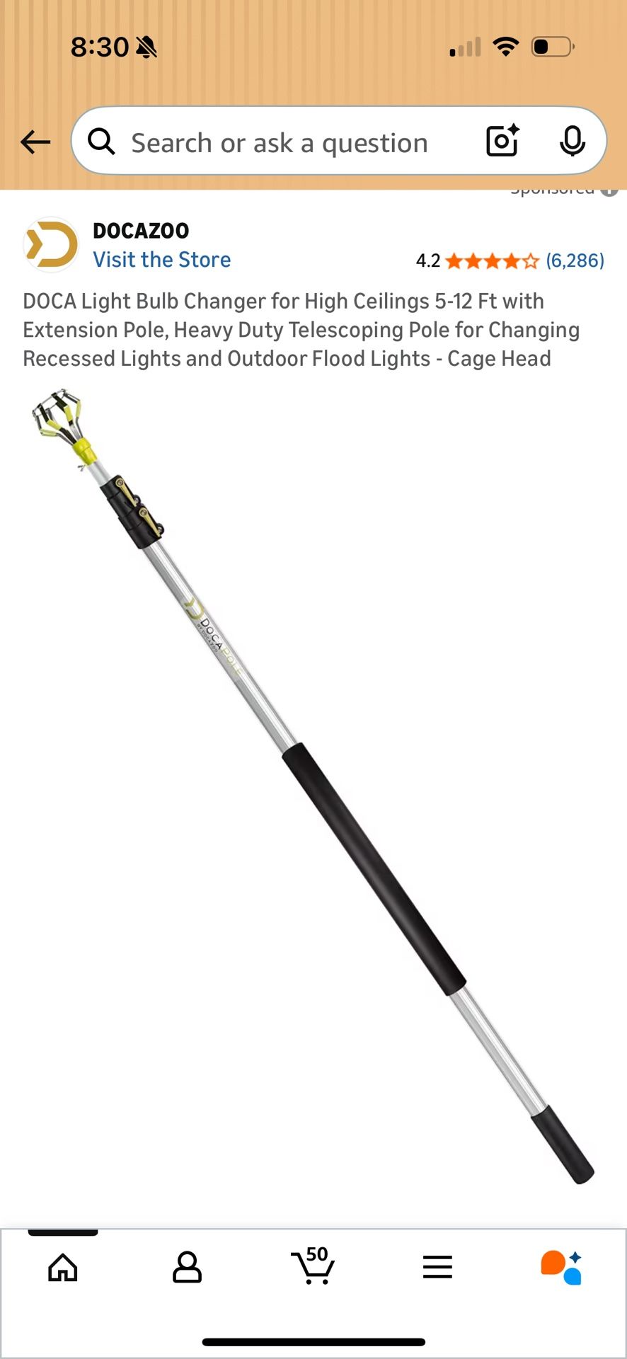 Light Bulb Pole Changer