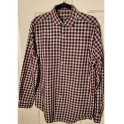 Men's Van Heusen Chrome Slim Fit Wrinkle Free Long Sleeve Button-Up Shirt 