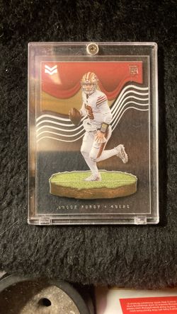 2022 49ers BROCK PURDY “ACETATE” CLEAR MAGNITUDE ROOKIE CARD 