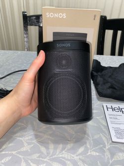 Sonos One (Gen 2) Smart Speaker – Black