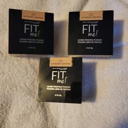 3pks Maybelline Me Loose Finishing Powder Light Medium  7oz