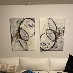 Canvas Wall Art from At Home 60x40 (2) local pickup