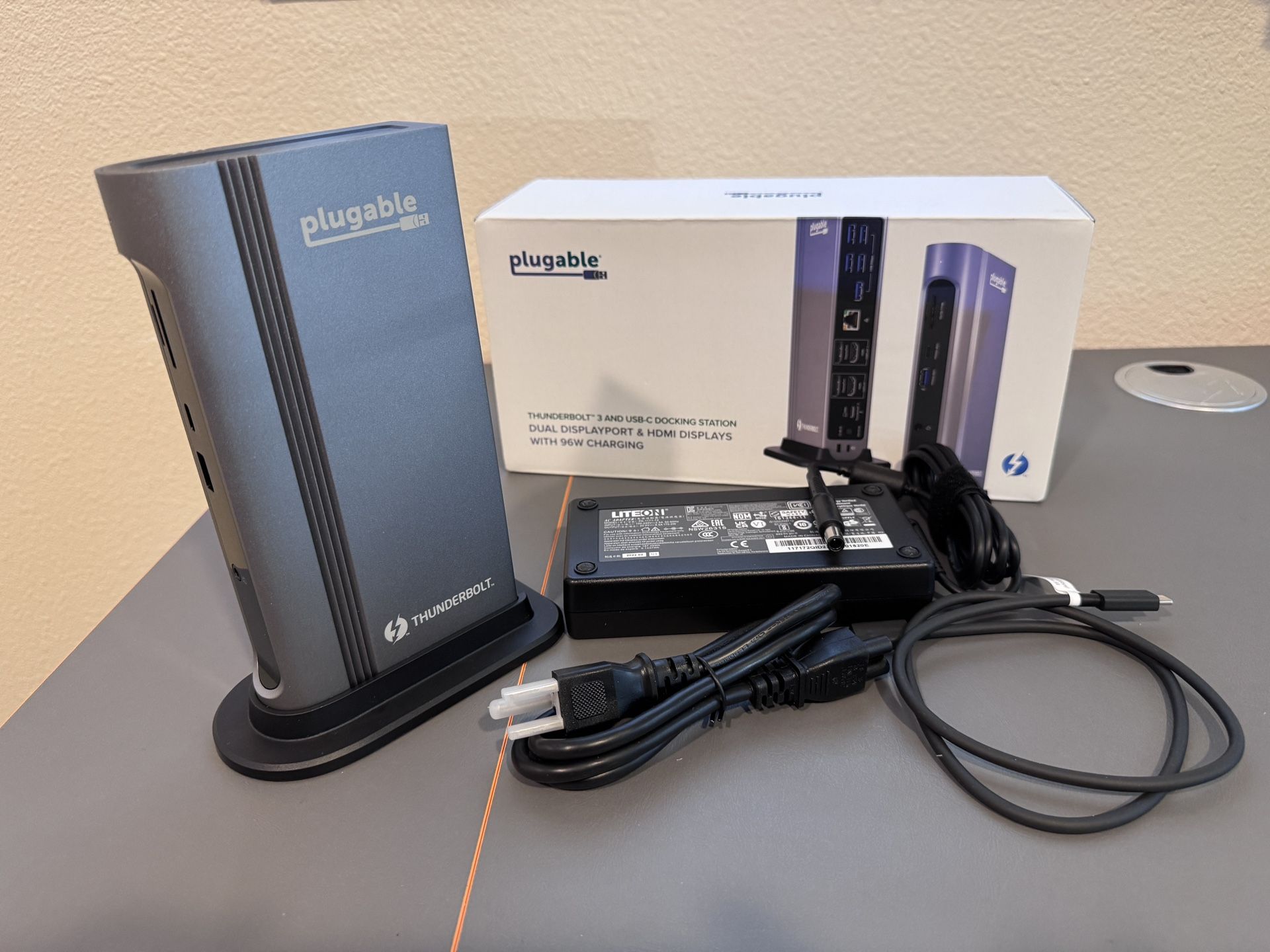 Brand New Plugable 16-in-1 Thunderbolt 4 Dock – Dual 4K Monitors for M4 MacBook Air/Pro, 100W Charging, 2X HDMI, 2X DisplayPort, 2.5G Ethernet, 7X USB