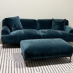 Article Couch and Ottoman 