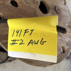 Southwire #2awg Black wire. 141ft.