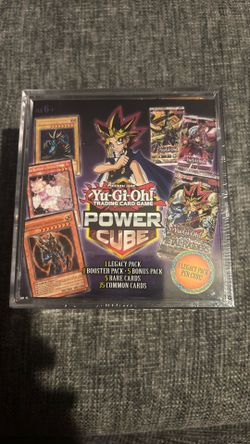 Yu Gi OH Power Cube 1 Legacy pack 2 Booster packs 5 Rare cards 35 Common cards