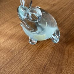 Glass Frog Paperweight 