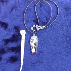 Frankenstein And Bride Necklace 