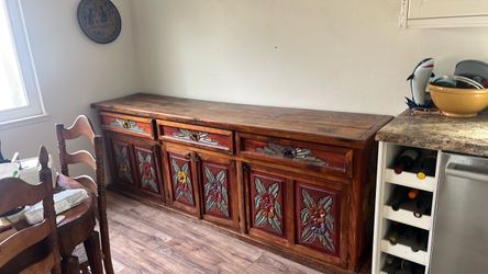 Wood buffet