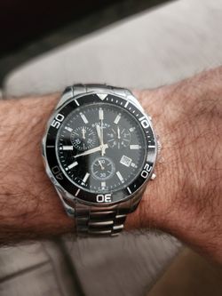 MENS SWISS MADE ROTARY GB00033/04 STAINLESS STEEL BRACELET CHRONOGRAPH