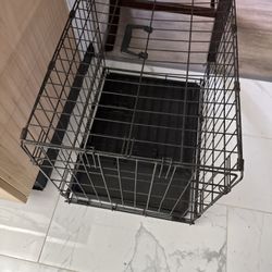 Metal Folding Dog Crate Medium 