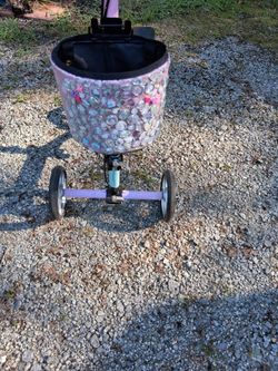 Girls Knee Scooter with Basket