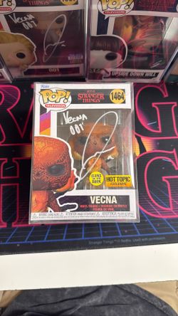 Stranger Things Vecna Signed Funko