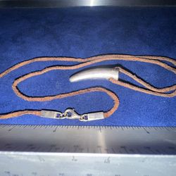 Silver Tooth Necklace 