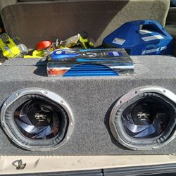 Sony Expoid Subs With 1200 Watt Amp