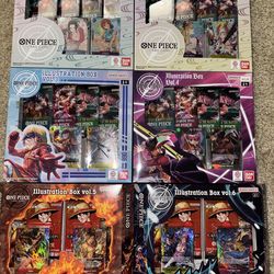 One piece illustration boxes 1-6
