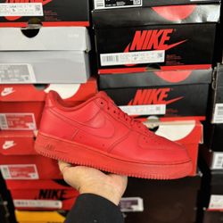 Nike Air Force 1 Low Red size 10 USED But Clean