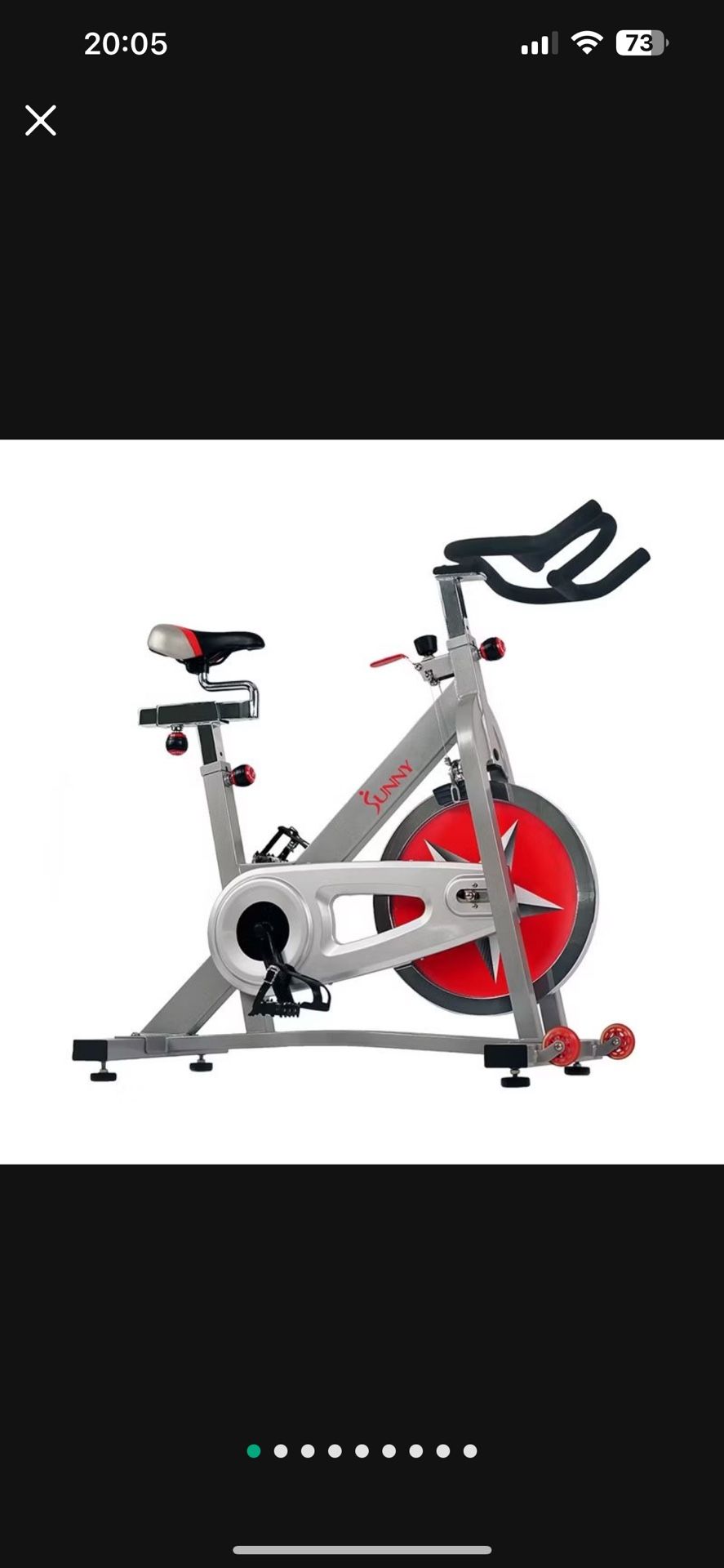 Sunny Health&Fitness Flywheel Chain Drive Indoor Cycling Exercise Bike stationary bike(address in⬇️) 👇delivery 🚚 available within 15 miles with extr