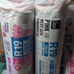 Owens Corning R-19 Faced Fiberglass Insulation – 5 Unopened Bags