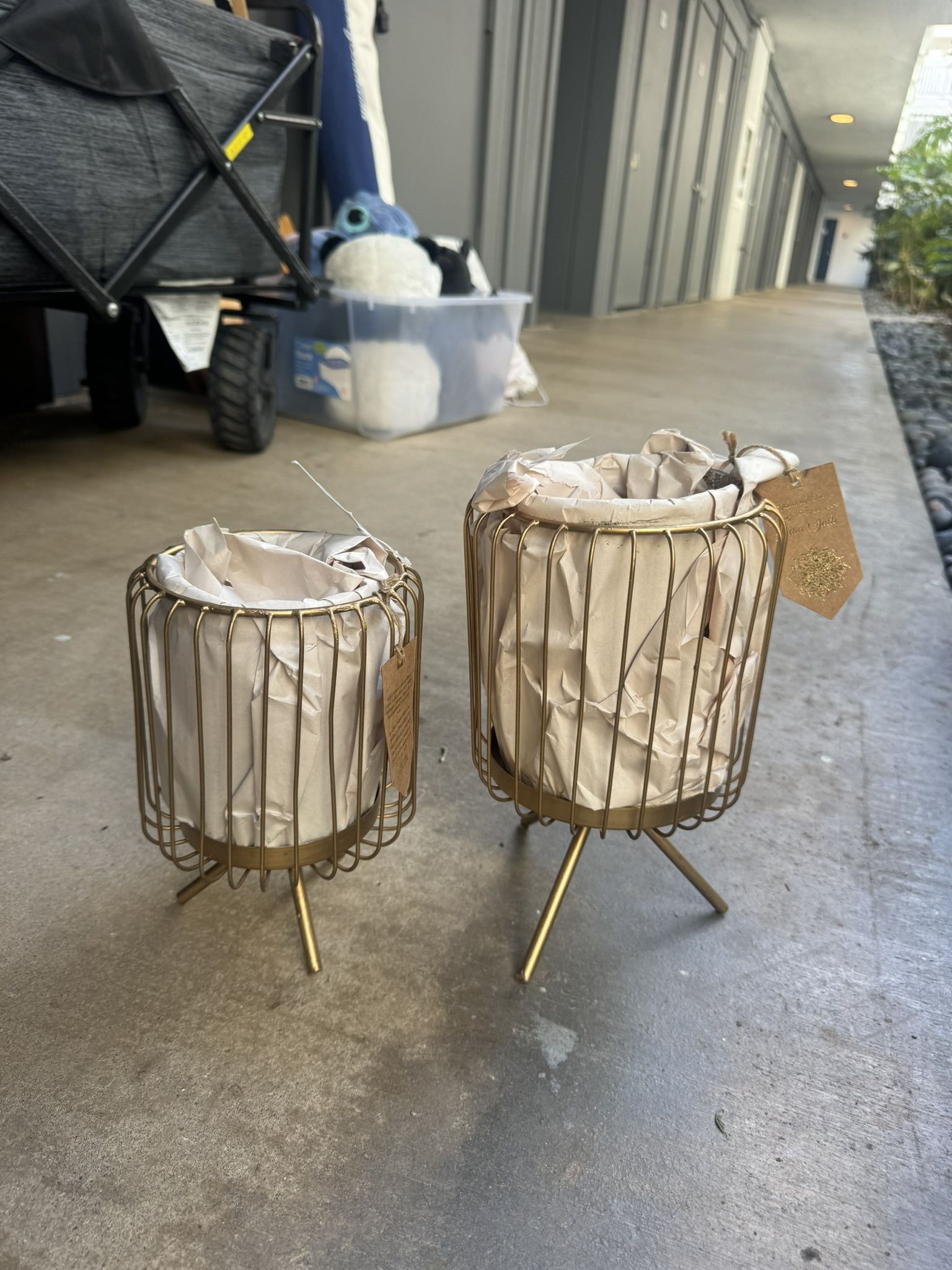 Gold Candle Holders