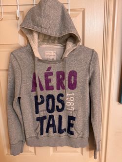 Aéropostale Gray Graphic Hoodie XL