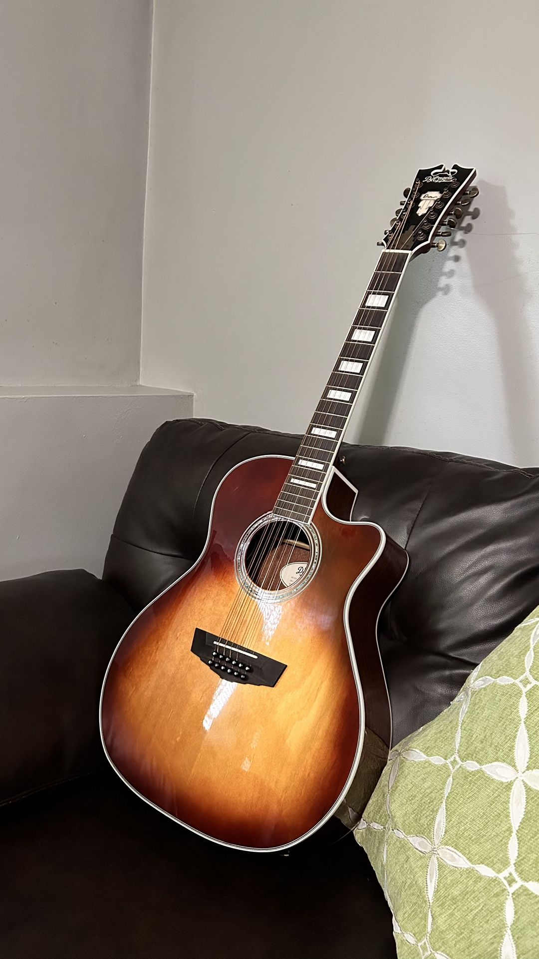 High quality 12-string acoustic-electric guitar