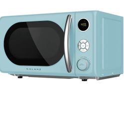 Galanz Retro Microwave Oven 0.7 Cu Ft – Bebop Blue, 700W