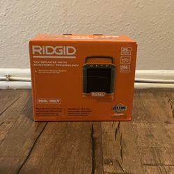 Ridgid 18V Speaker with Bluetooth