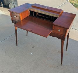 Vintage Victorian Spinet Writing Desk