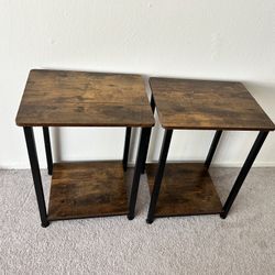 Set Of 2 Side Tables / End Tables
