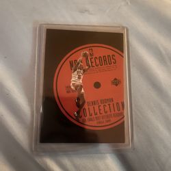 NBA Records Dennis Rodman Basketball Card 