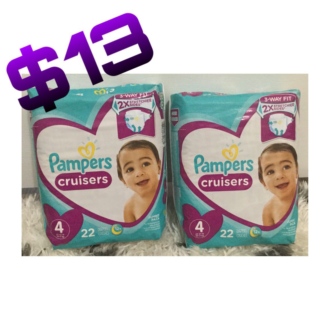 Pampers Cruisers Diapers Size 4