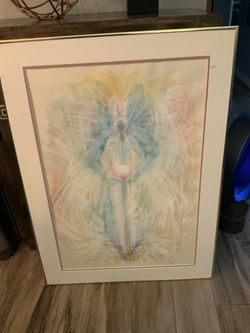 Art signed 35 x 26
