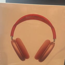 Red airpod maxes
