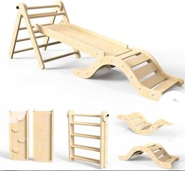 Pikler Triangle 7in1 Toddler Climbing Toys