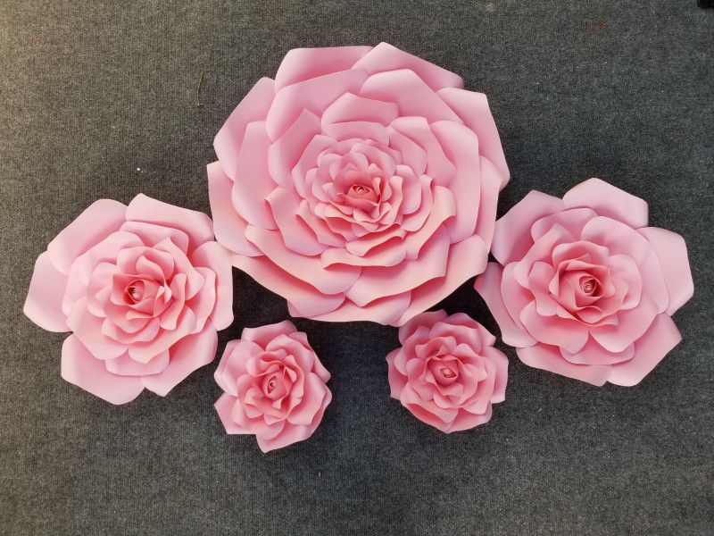 Rose Paper Flowers 
