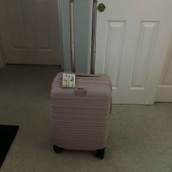 Beis Carryon Luggage Brand  New W/Tags Pink