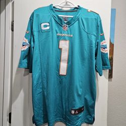 Tua Tagovailoa Miami Dolphins #1
Men's Medium Nike Jersey
