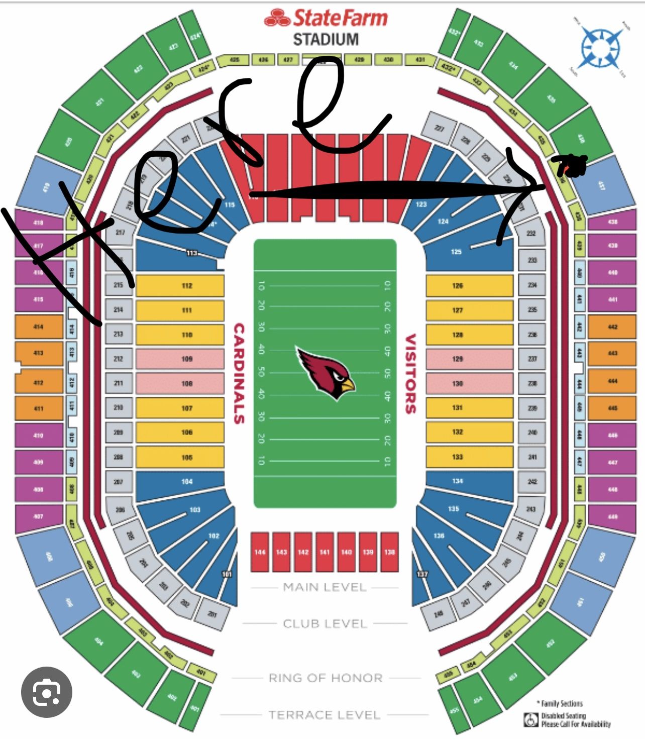 2 Rams at Cardinals MNF Tickets for Sale in El Mirage, AZ - OfferUp