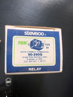 Relay 90-290Q new Steveco quick connect