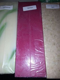 Natural soap loaves