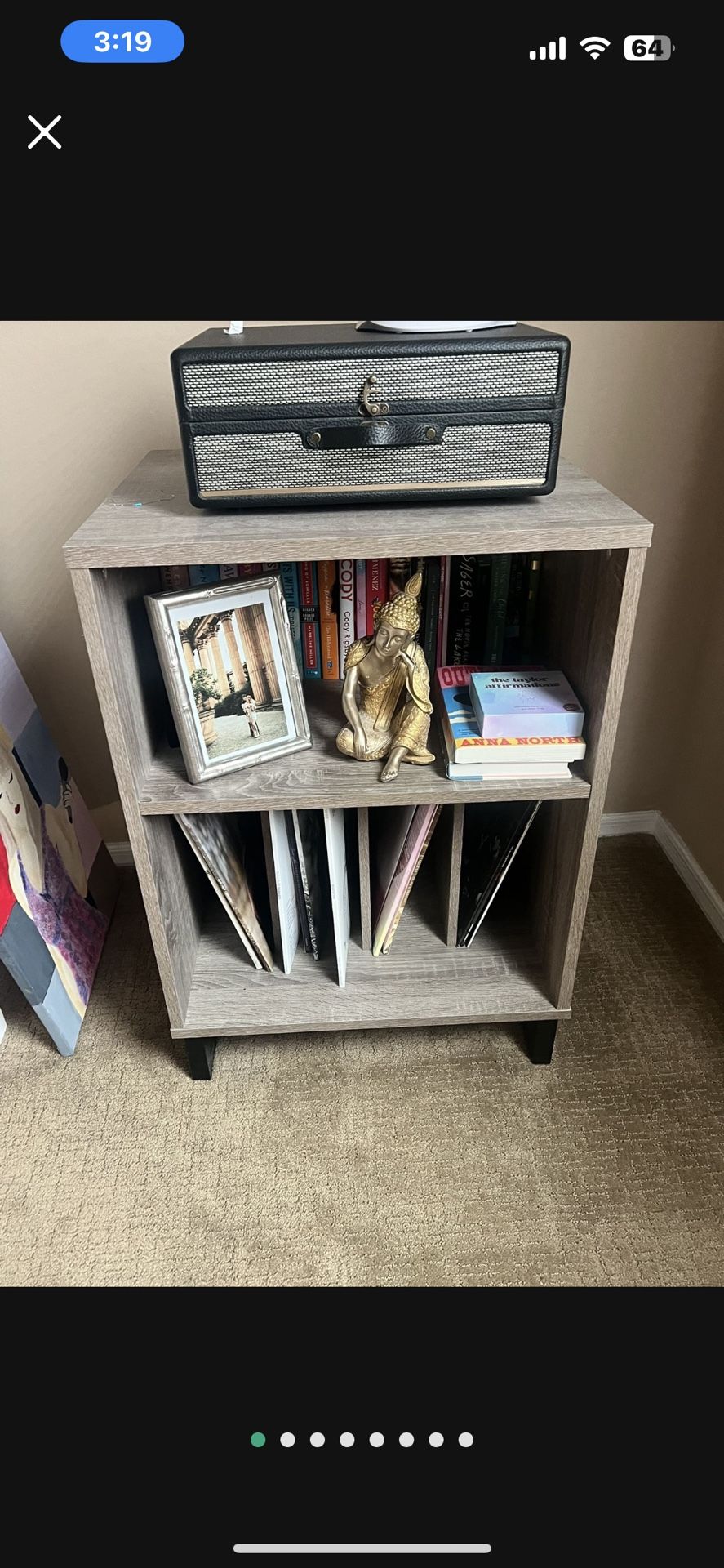 Vinyl stand And Small Bookshelf
