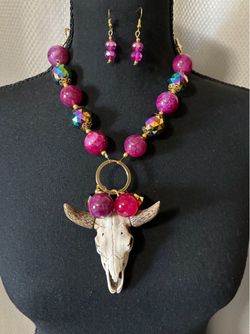Western Necklace / Collar Vaquero con Piedra Natural