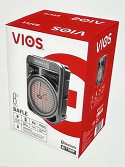 VIOS 8” Bluetooth Speaker with LED Lights