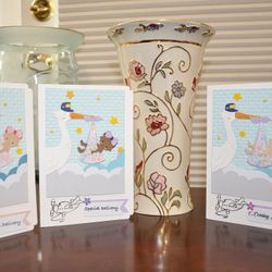 Cards Baby shower Stork Boy Or Girl