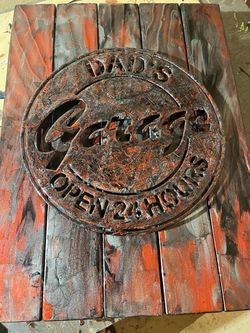 DAD’S GARAGE Sign