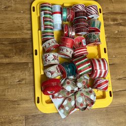 Christmas Ribbons/ craft/decor / You Can Buy Separate Or You Can’t Buy Everything $140 They’re New 