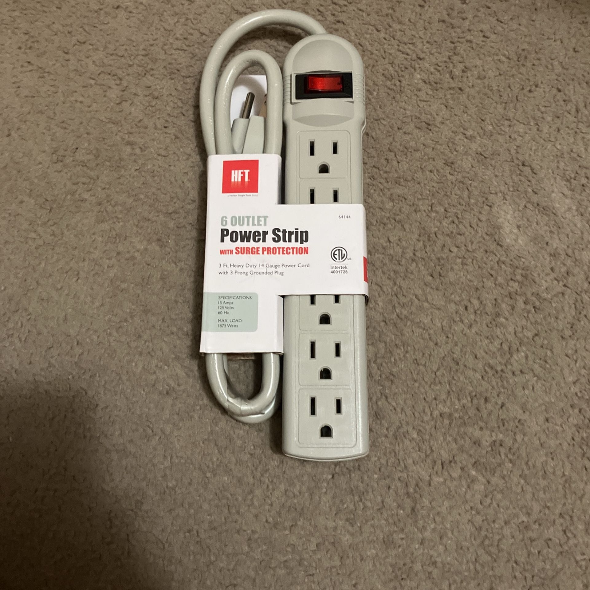 6 Outlet Drop Cord